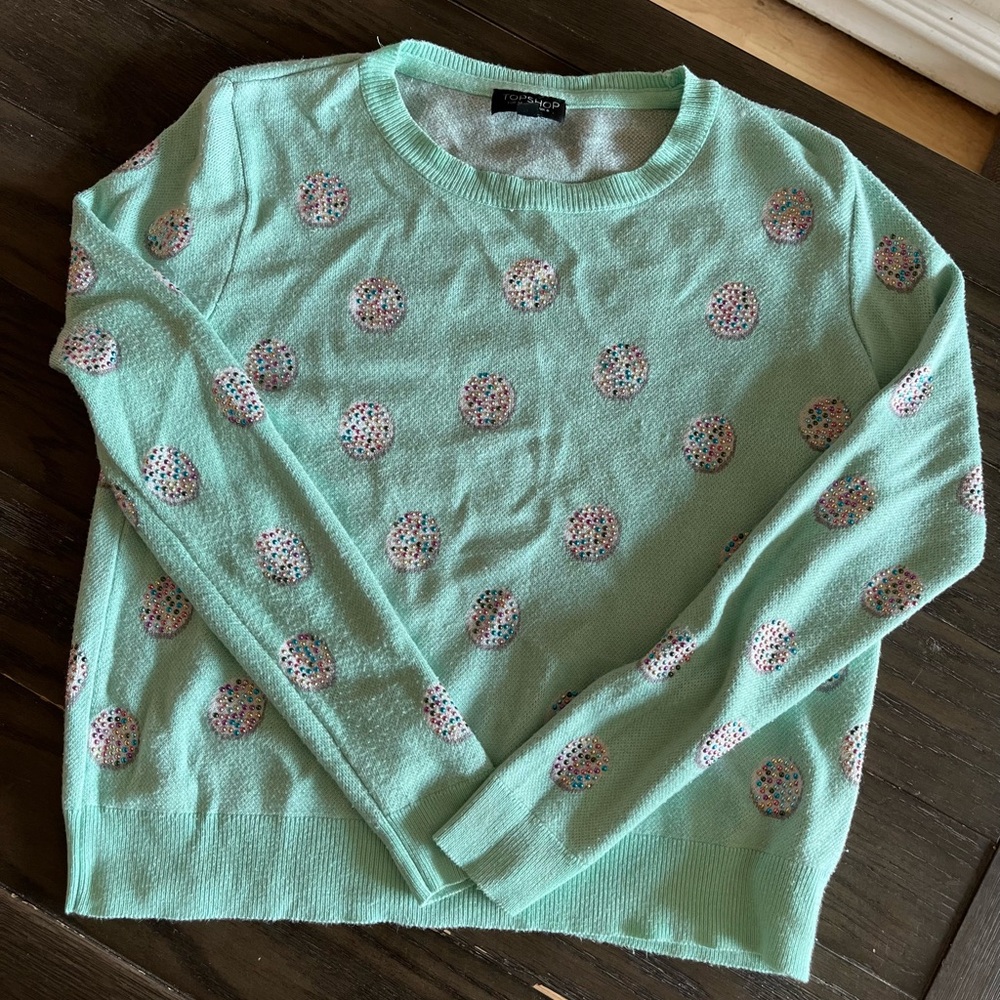 Fun Top Shop Cookie Sweater Size 2